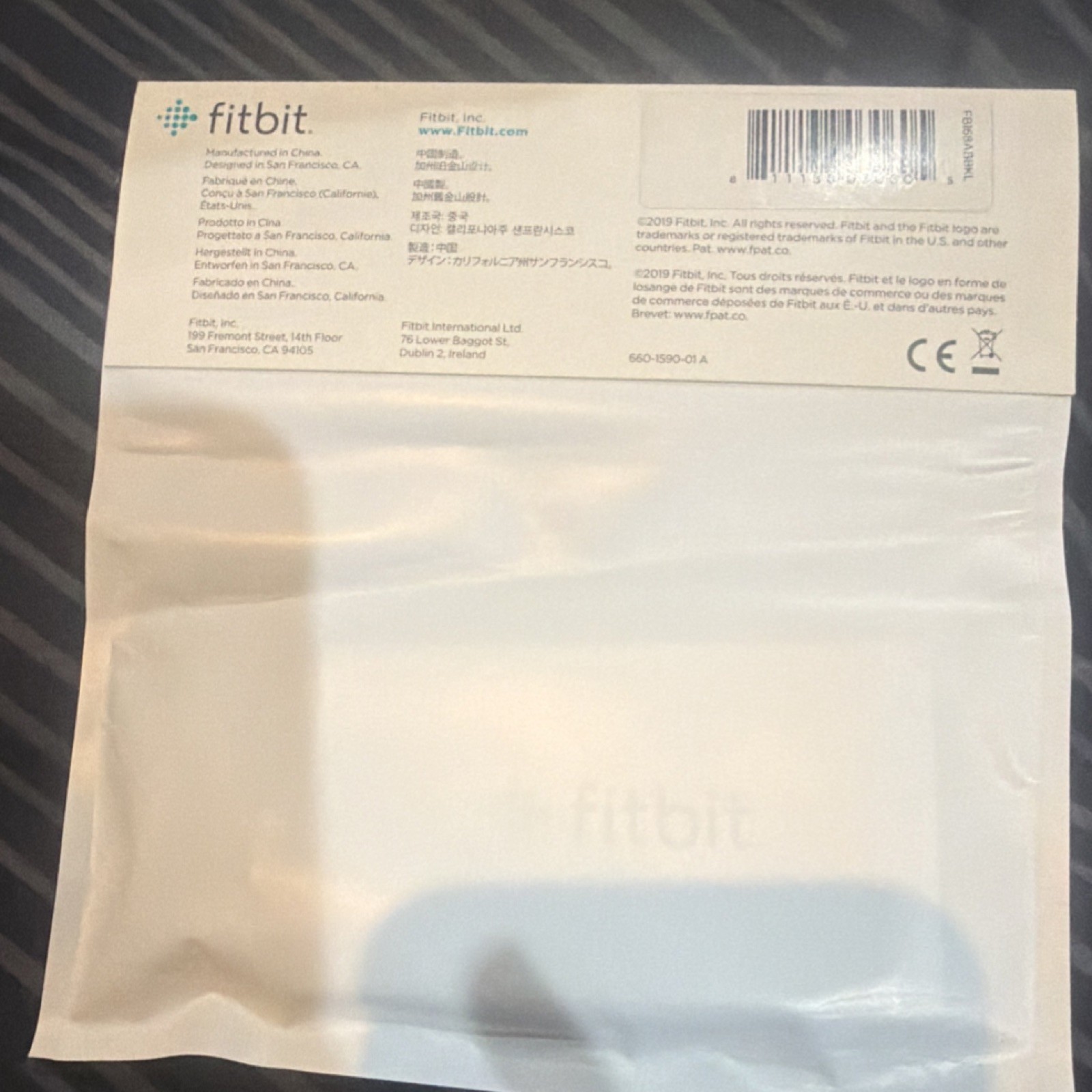 Fitbit Charge 7 Adjustable Silicone Replacement Band Strap, Black