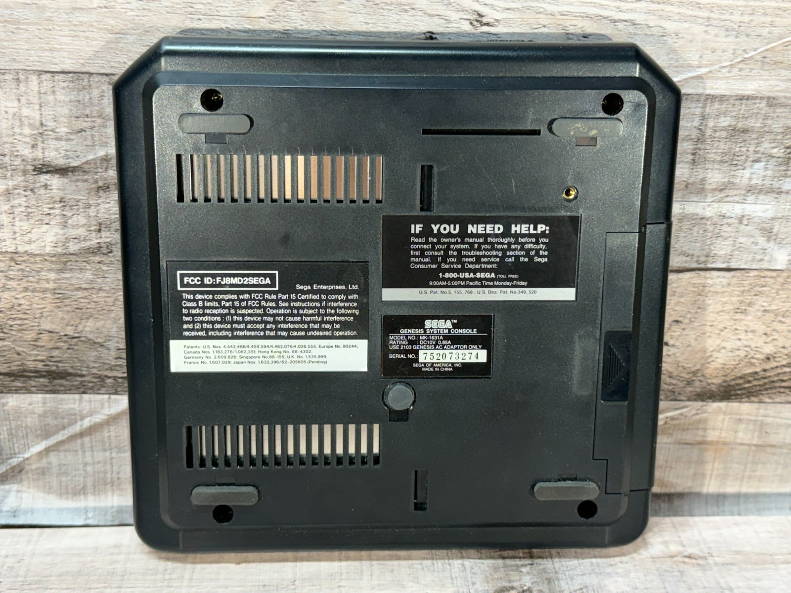 Sega Genesis Console No Cords
