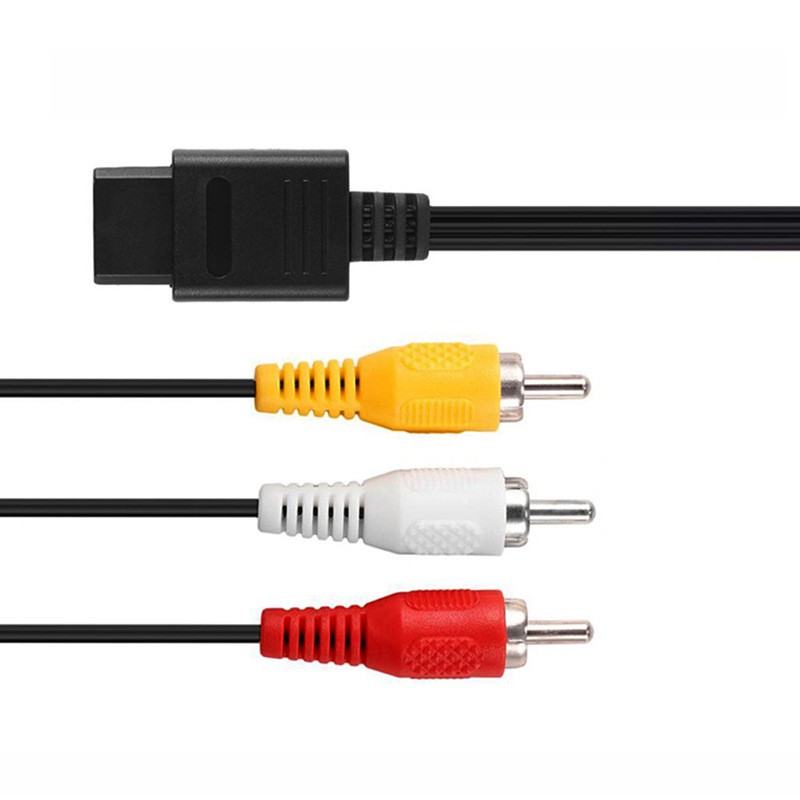 RCA AV Stereo Audio Video Cable Compatible For Nintendo 64 N64 SNES GameCube