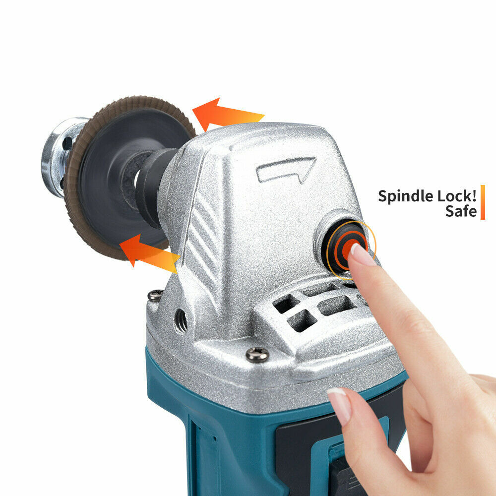 Cordless Angle Grinder 10,000RMP Battery Powered Grinder Tool Set