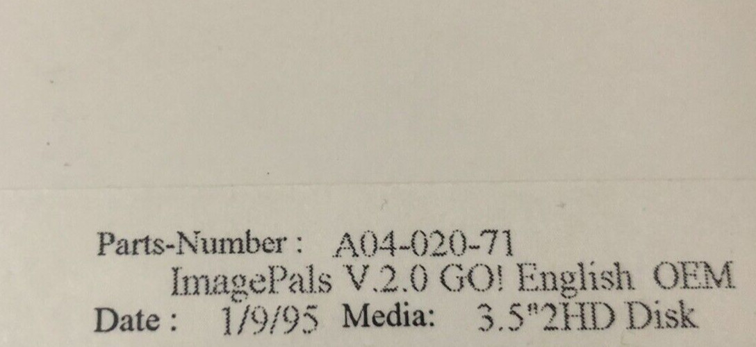 Ulead systems ImagePals Go! 3.5” 2 HD Disk