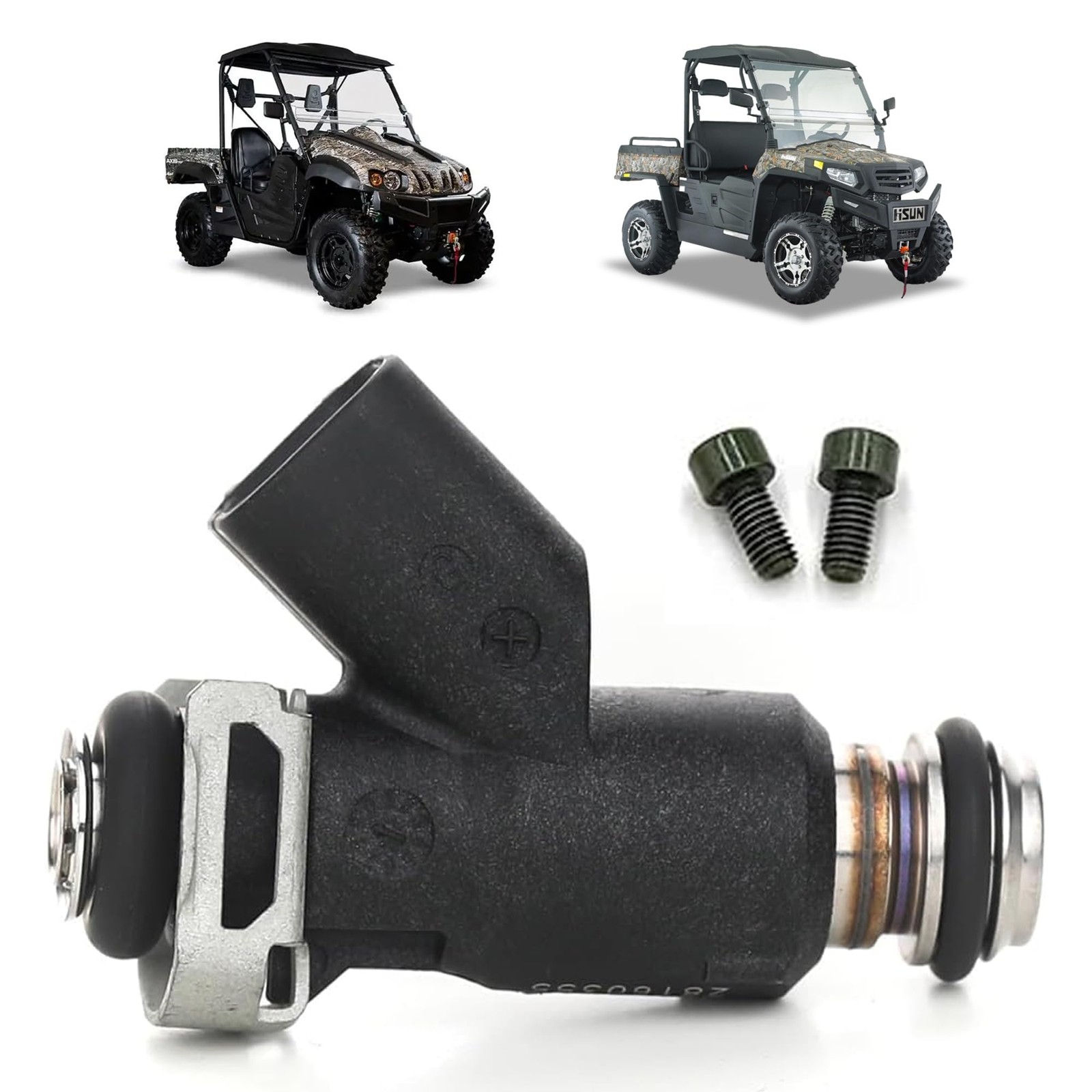 Chikia Hisun 700 Fuel Injector with bolts Replacement for Hisun UTV ATV 700 750