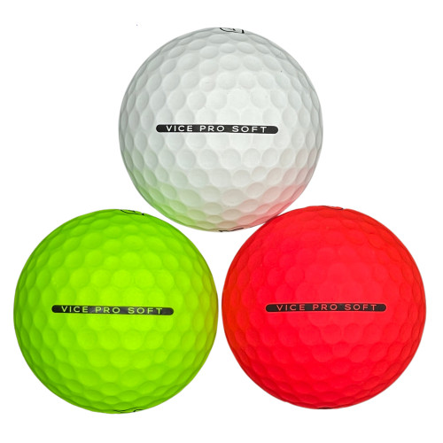 Vice Pro Soft Matte Color Mix AAA 36 Used Golf Balls 3A