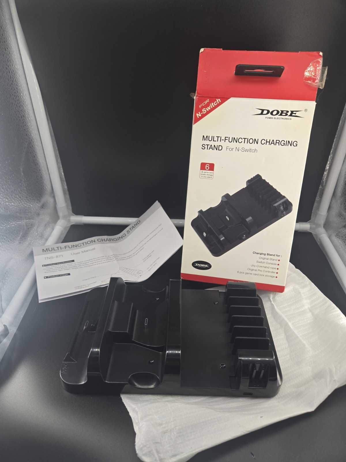 Dobe Switch Multi-Function Charging Stand for Switch Joy-Con and Pro Controller