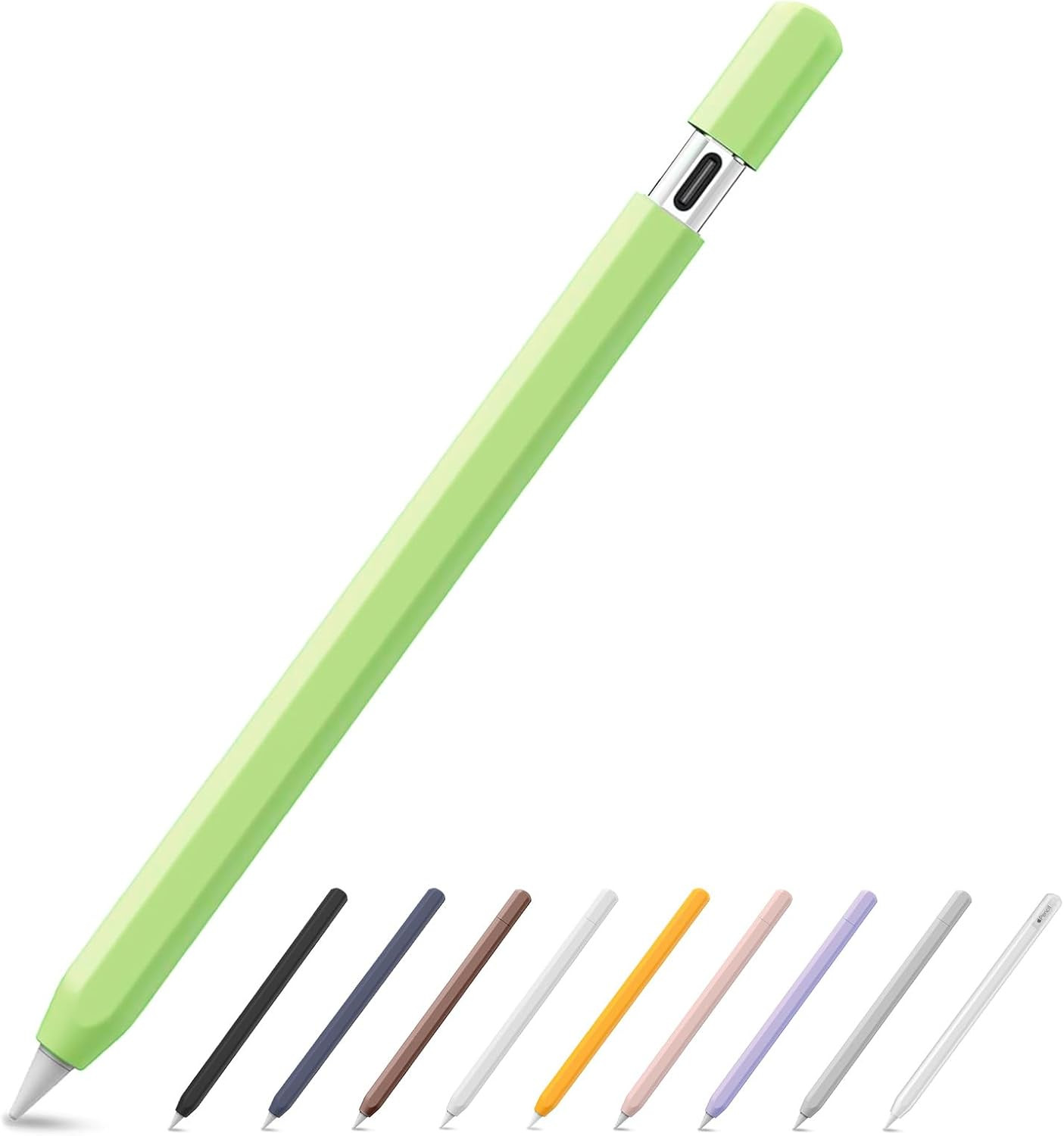 Ultra Thin Silicone Pencil Case for Apple Pencil (USB-C) 2023, Accessories for A