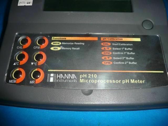 Hanna Instrument PH 210 Microprocessor pH Meter AS-IS U