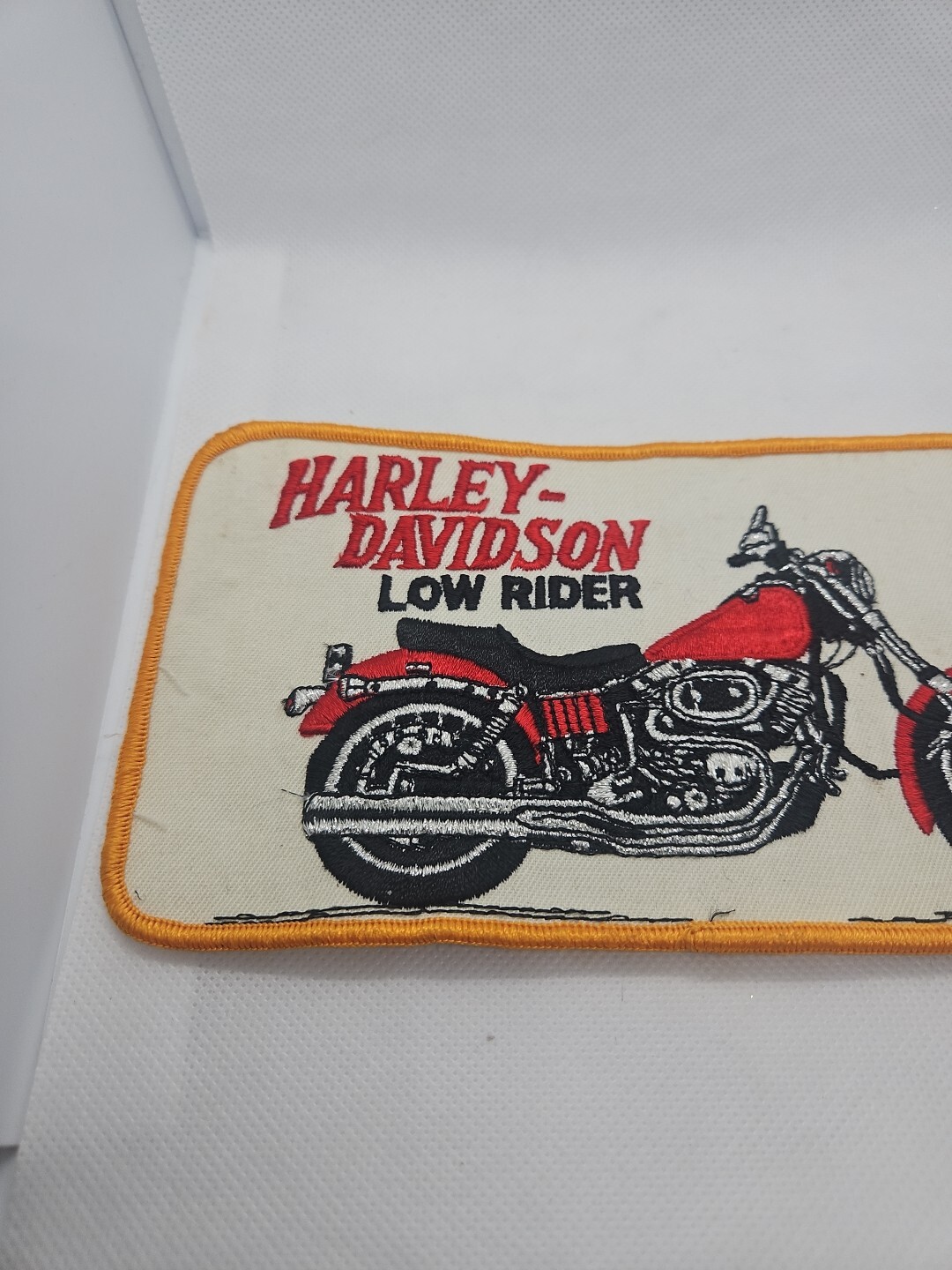 8-1/4 x 4 inch Harley Davidson Low Rider Patch