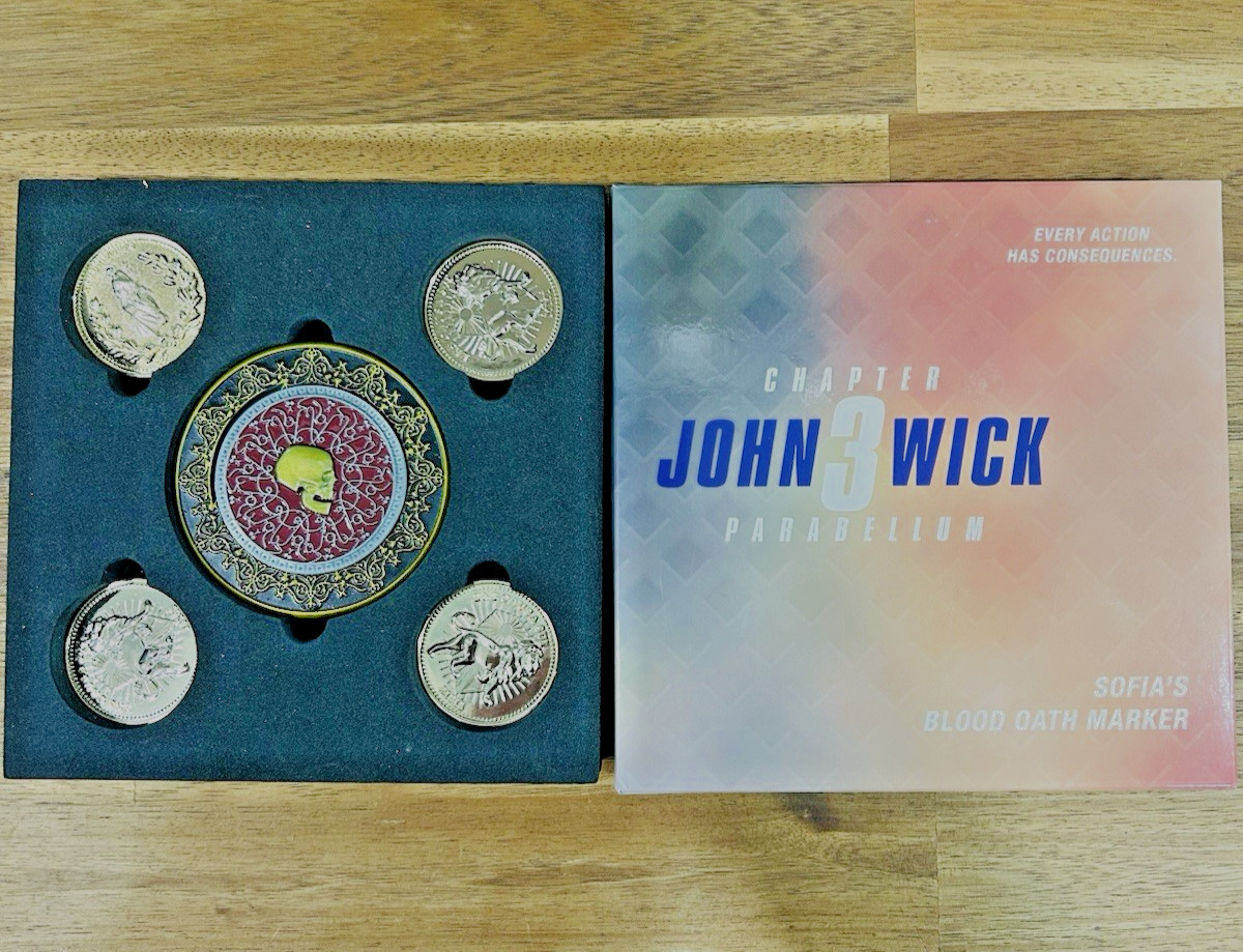 John Wick 3 official replica Chronicle Collectibles Sophia's Blood Oath Marker