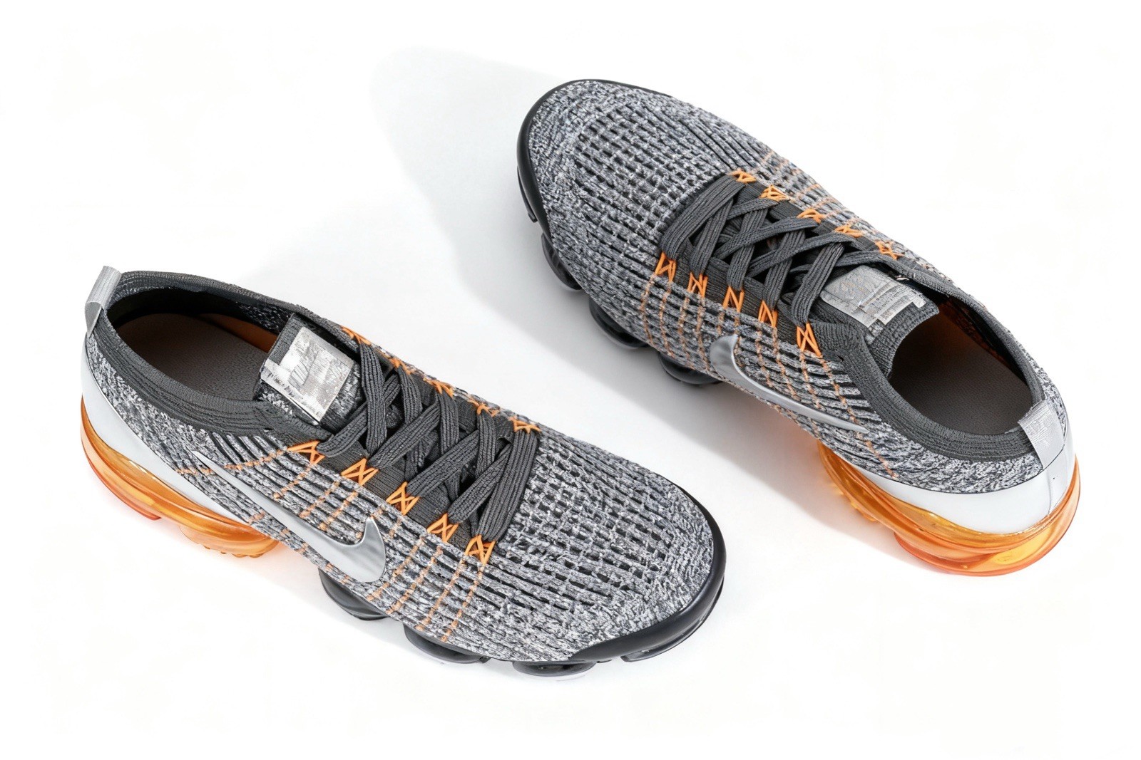 🔥New Nike Air Vapor Max Flyknit 3 grey-orange men's shoes free shipping