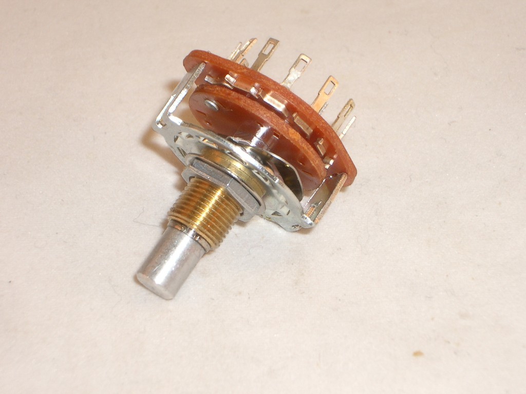 CED P-H390 ROTARY SWITCH 1 POLE 12 POSITION MBB SHORTING 1/4"SHAFT