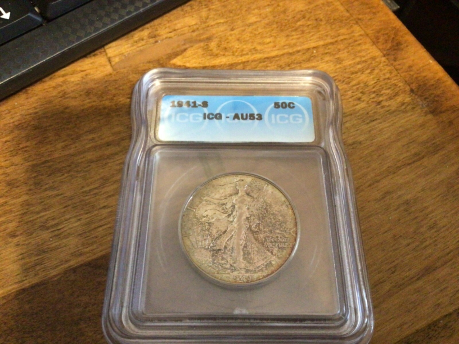 1941-S Walking Liberty Half Dollar  ~ ICG AU53