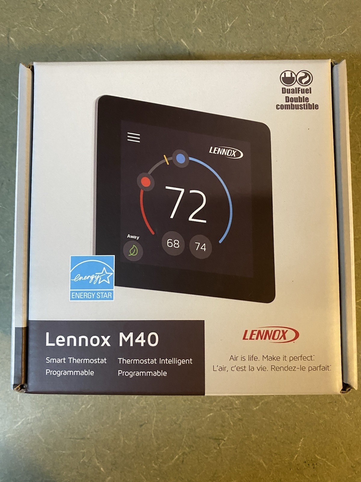 New Lennox M40 Digital Smart Thermostat, WiFi  Touchscreen  Google Alexa