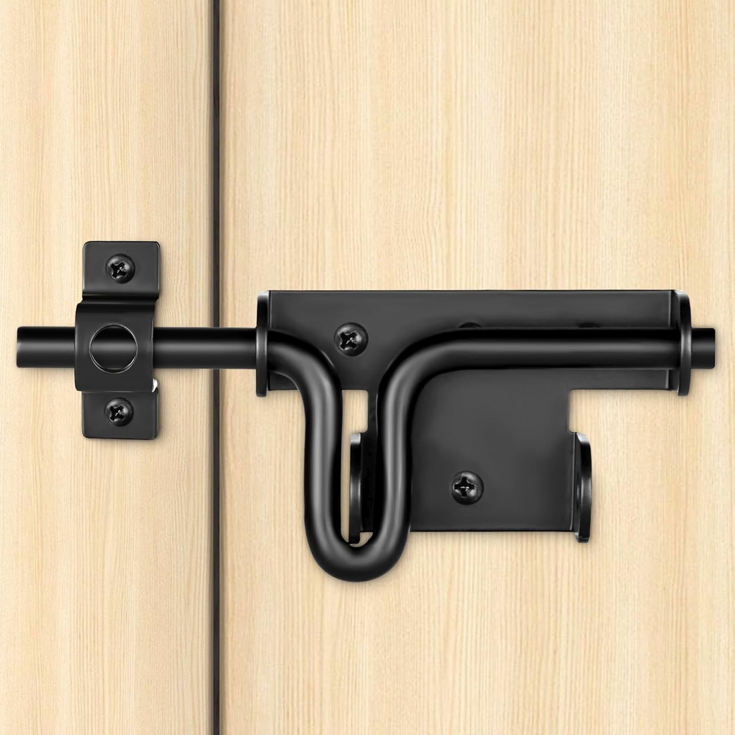 Slide Bolt Gate Latch W/ Padlock Hole Heavy Duty Fence Sliding Bolt Gate Latch