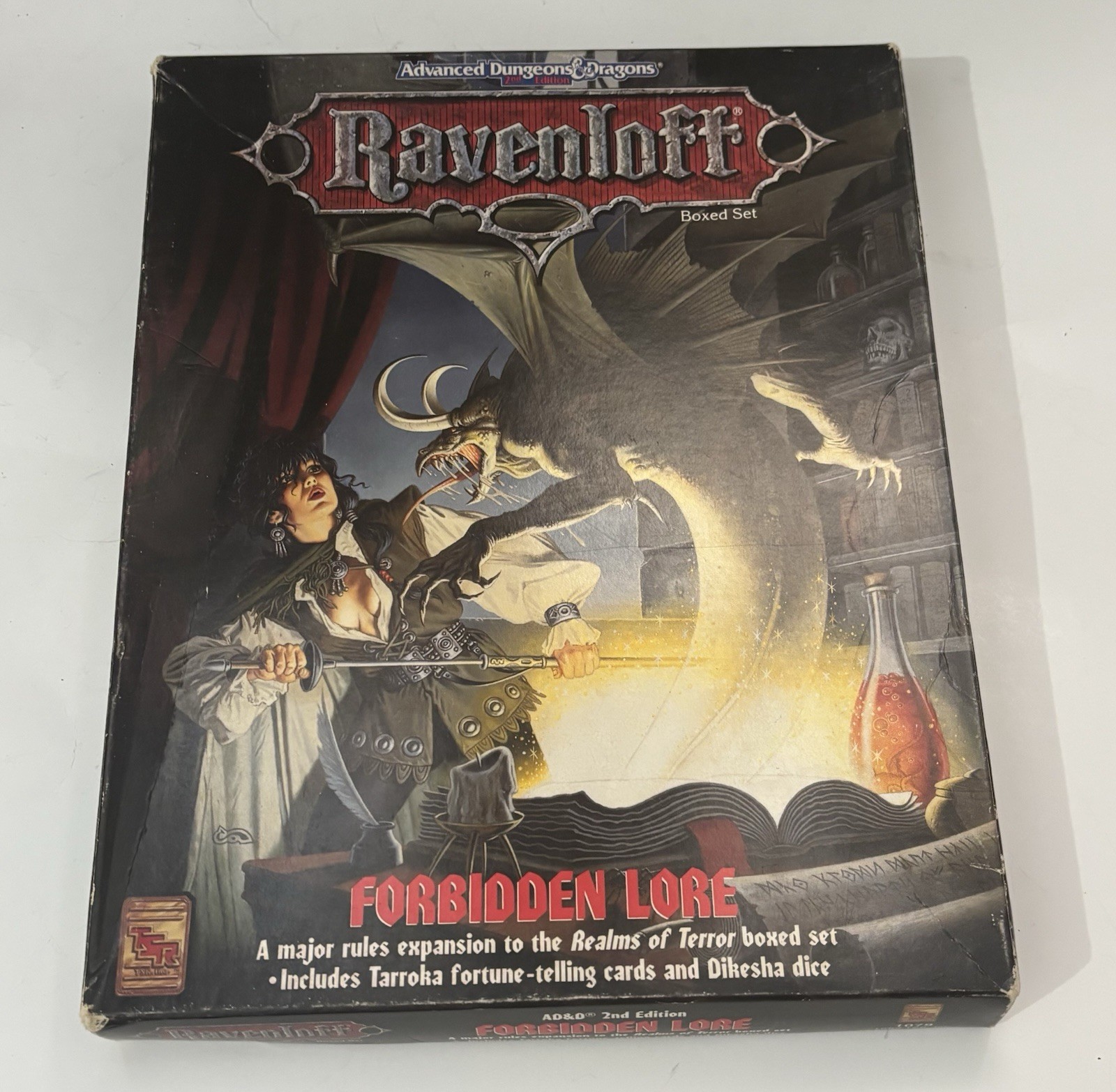 RAVENLOFT Forbidden Lore  - D And D 2nd Ed Boxed Set - TSR 1992 - NOT COMPLETE
