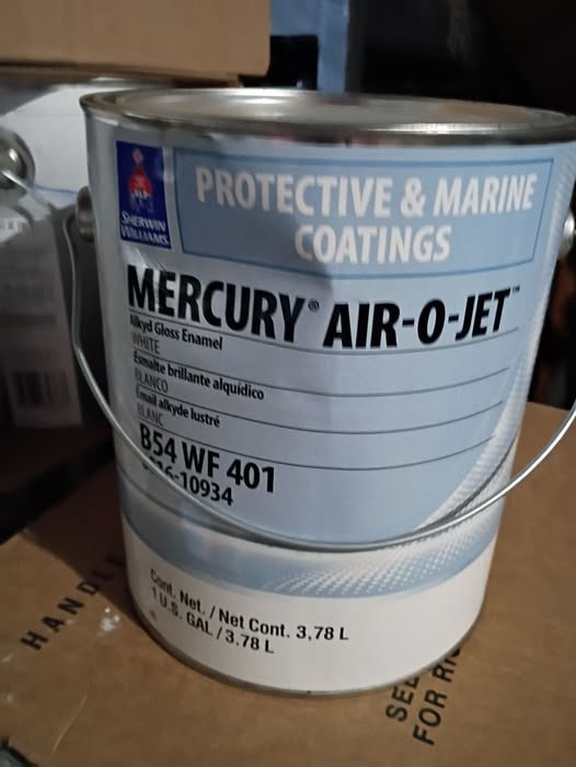 SherwinWilliams MERCURY AIR-O-JET Enamel – Industrial Equipment Coating B54WF401