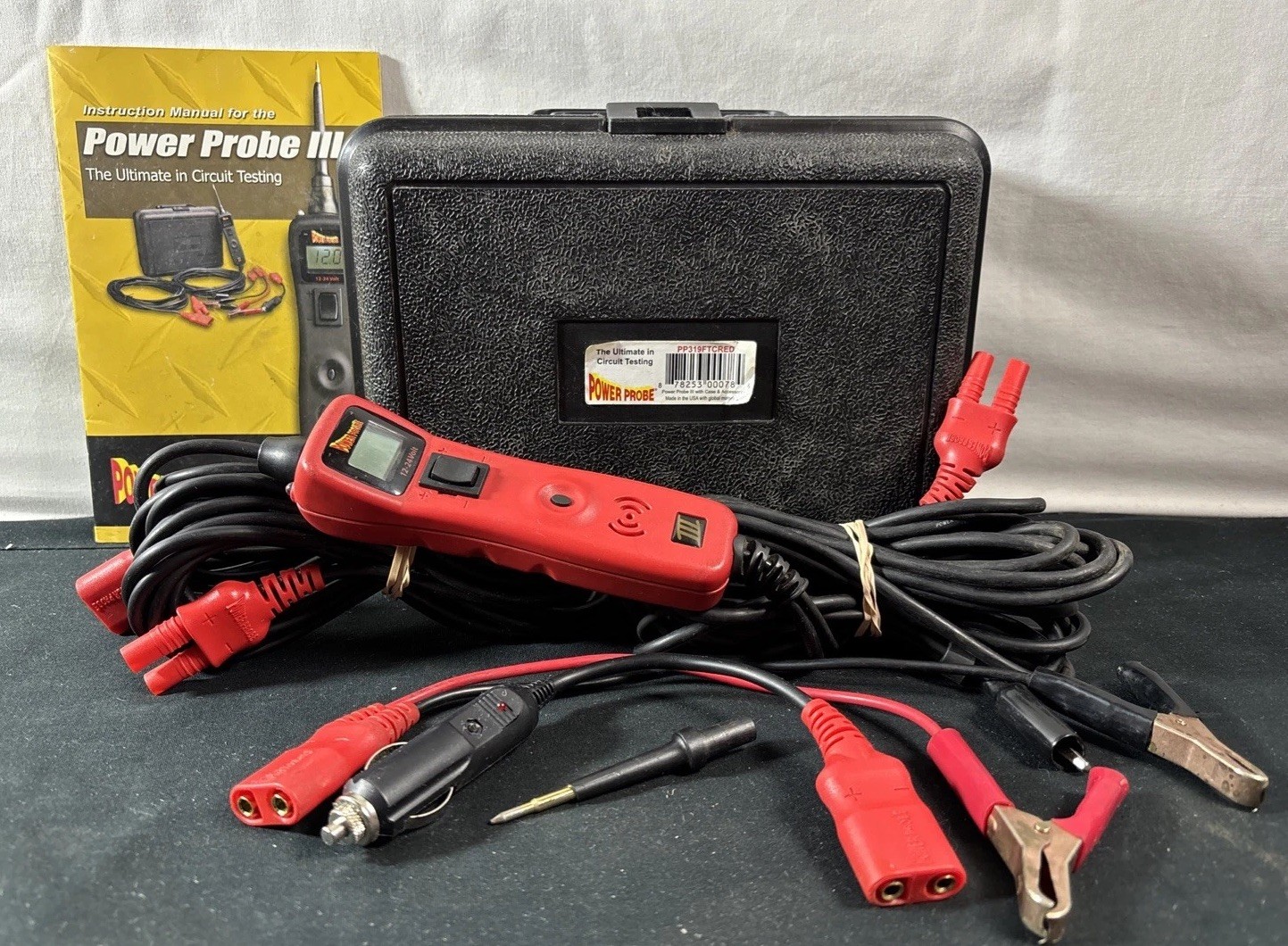 Power Probe III 3 PP319FTCRED Red Automotive Circuit Tester Kit Diagnostic Tool