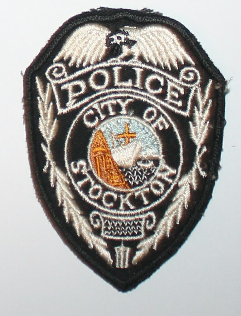 Very Old CITY OF STOCKTON POLICE San Joaquin Co California Ship Vintage patch