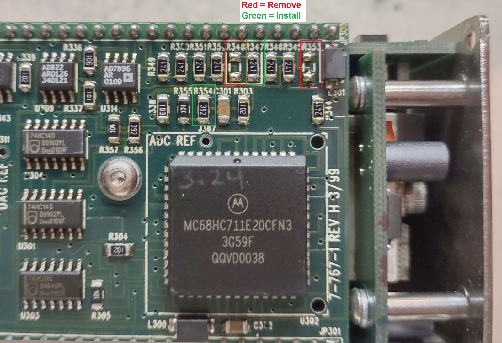 Test and Interface Board for the PRS-10 and FRS rubidium oscillators