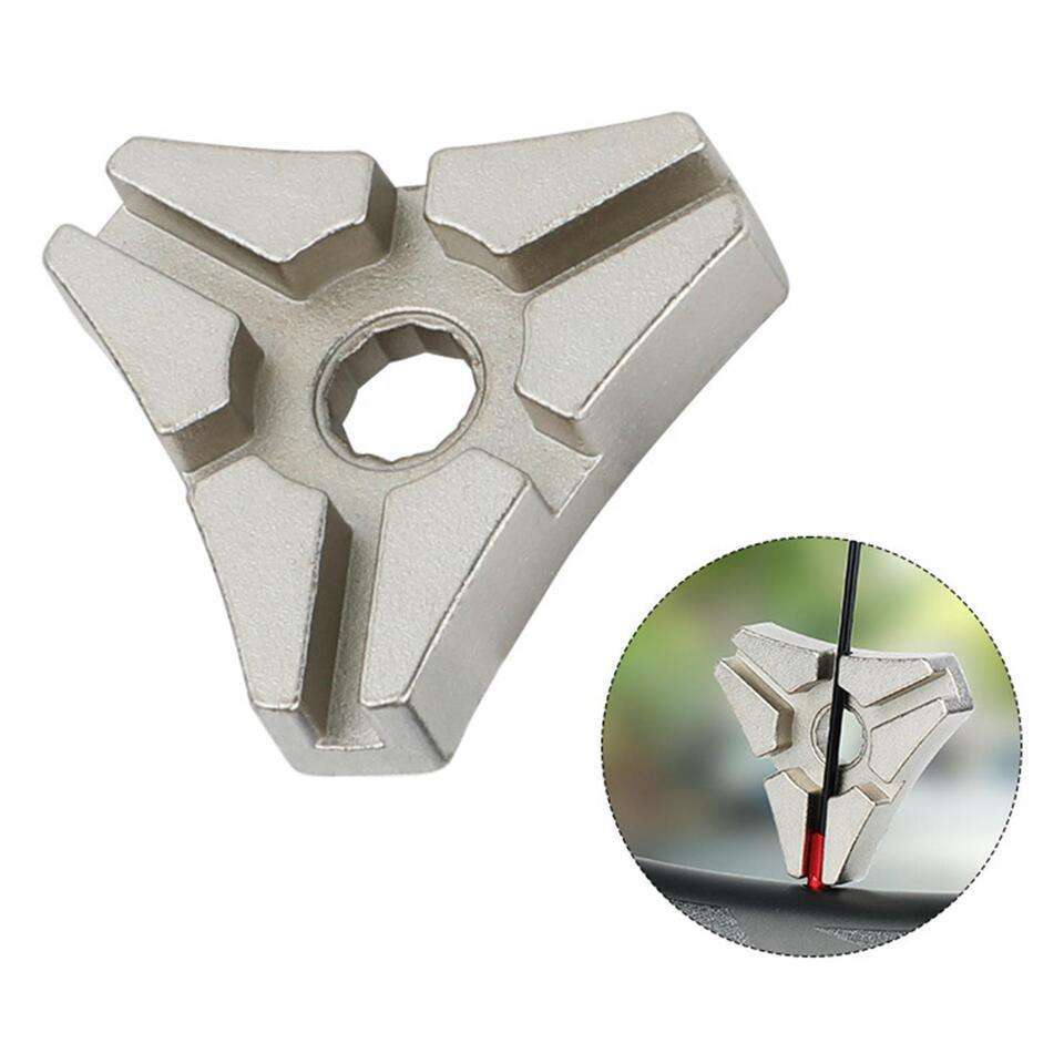 6 Way Spoke Nipple Key Bike Wheel Rim Spanner Wrench Bicycle Repair Tool Steel