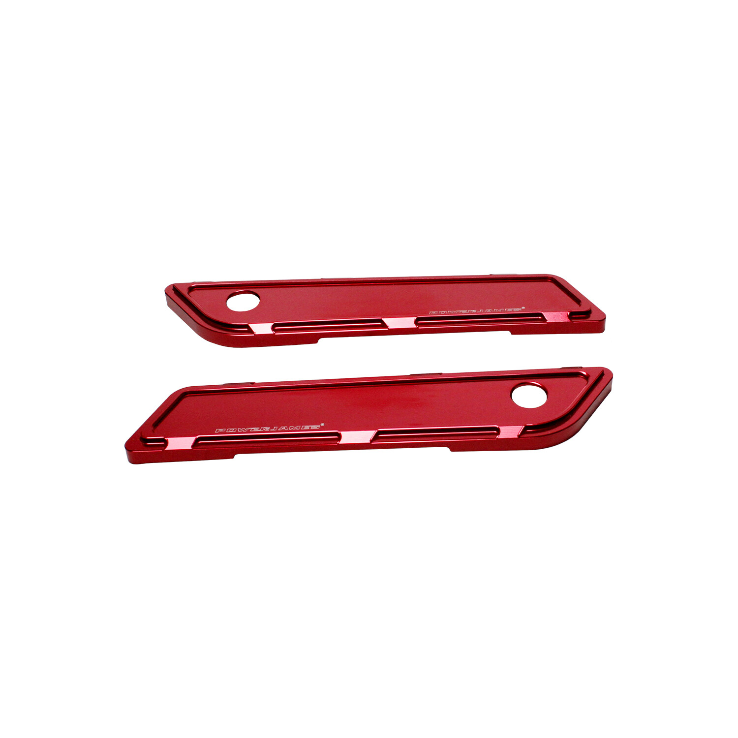 Red Aluminum Saddlebag Hinge Cover for Harley FLHT Road King Road Glide 1984-23