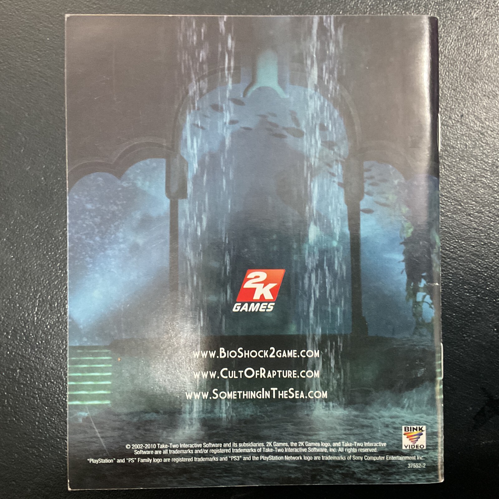 Bioshock 2 PS3 PlayStation 3 Instruction Manual Only
