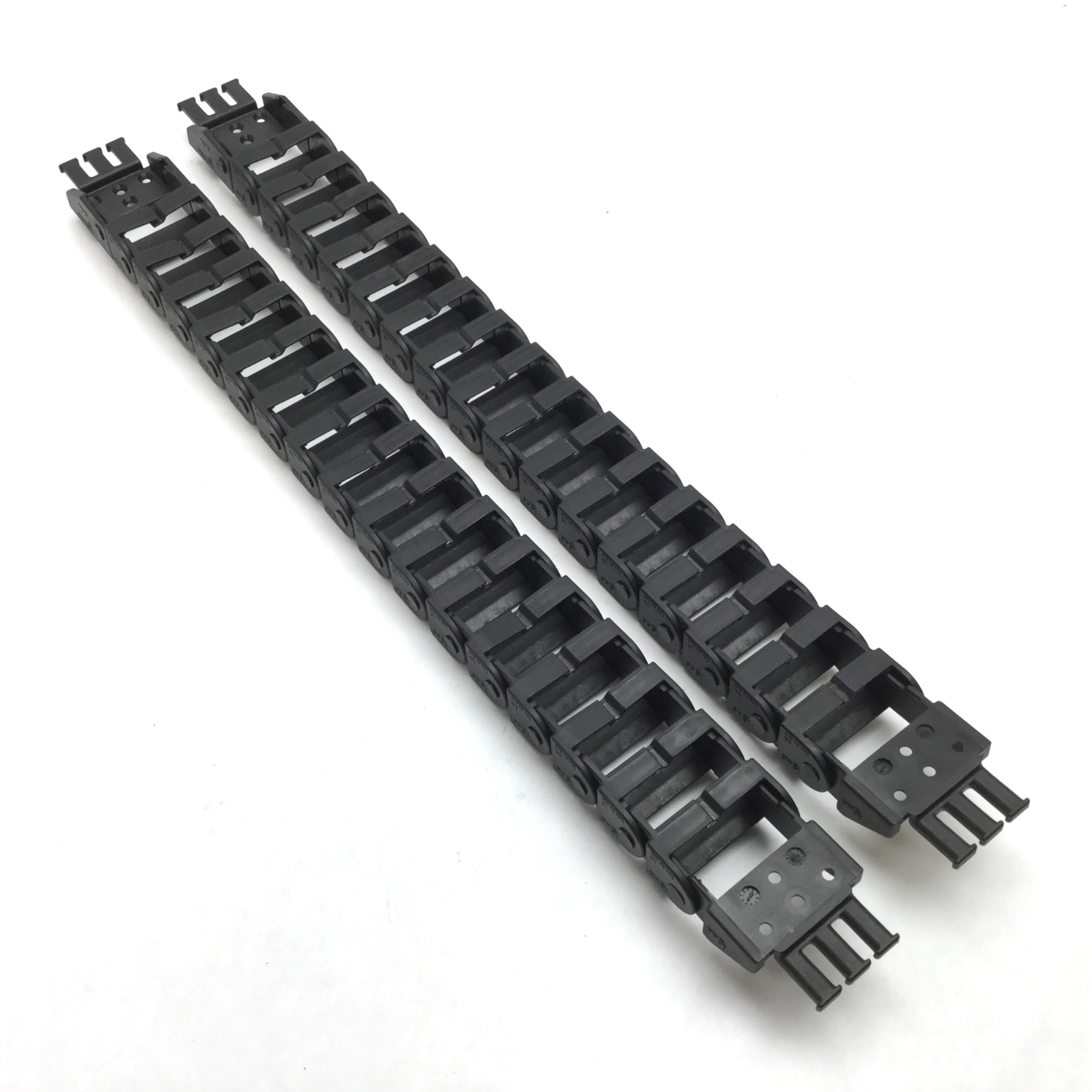 Lot of 2 Igus Z08.30.048 Energy Chain, Length: 13", Inside: 1.15" x 0.5"