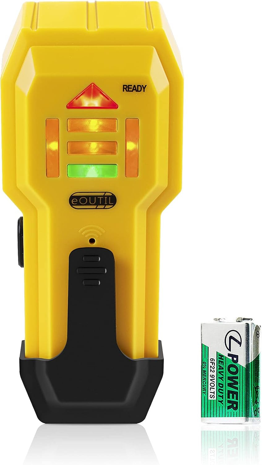 Stud Finder Wall Scanner Wood and Metal Detector Sensor for 3/4 Inch Thickness W