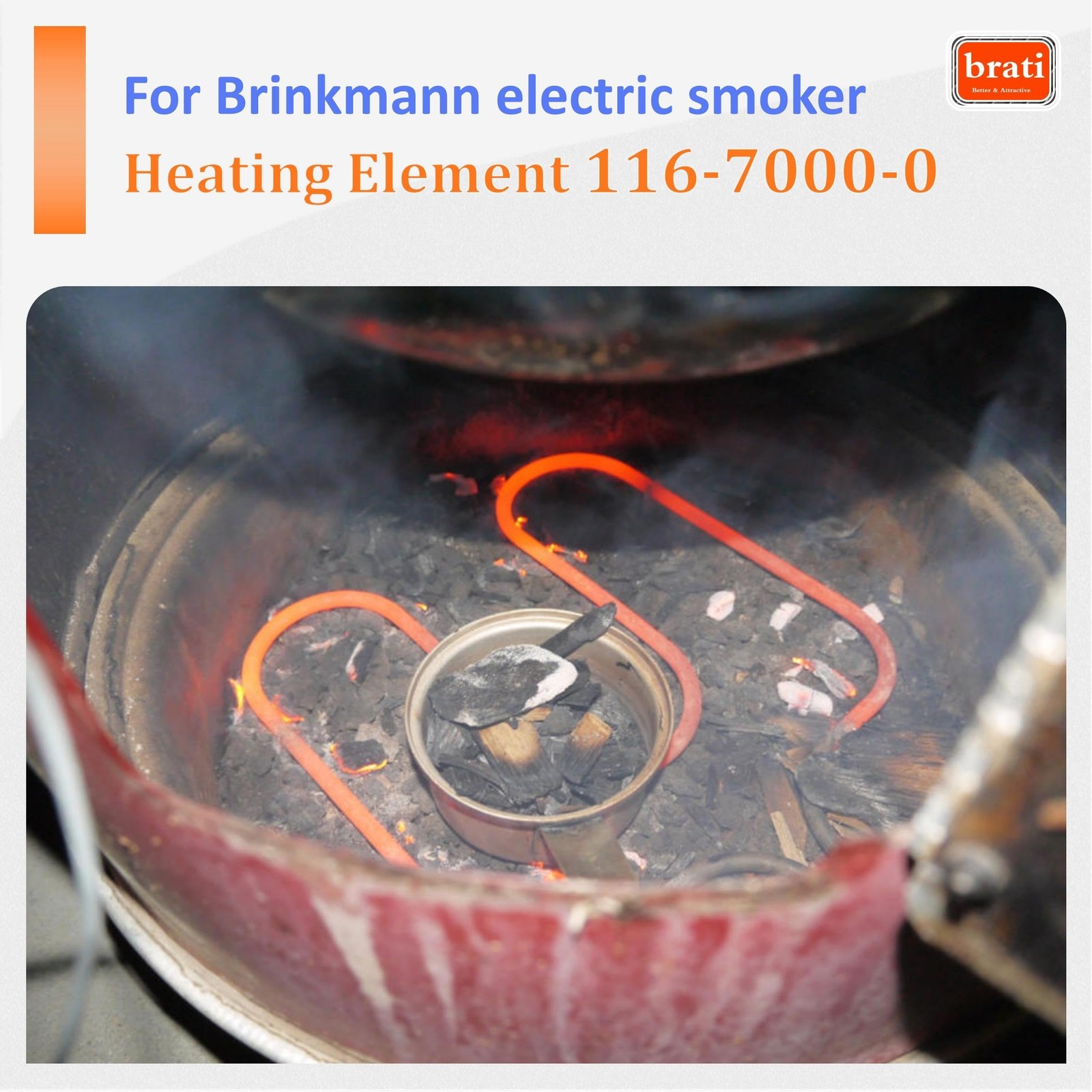 brati Electric Heating Element 116-7000-0 Replacement for Brinkmann Gourmet E...