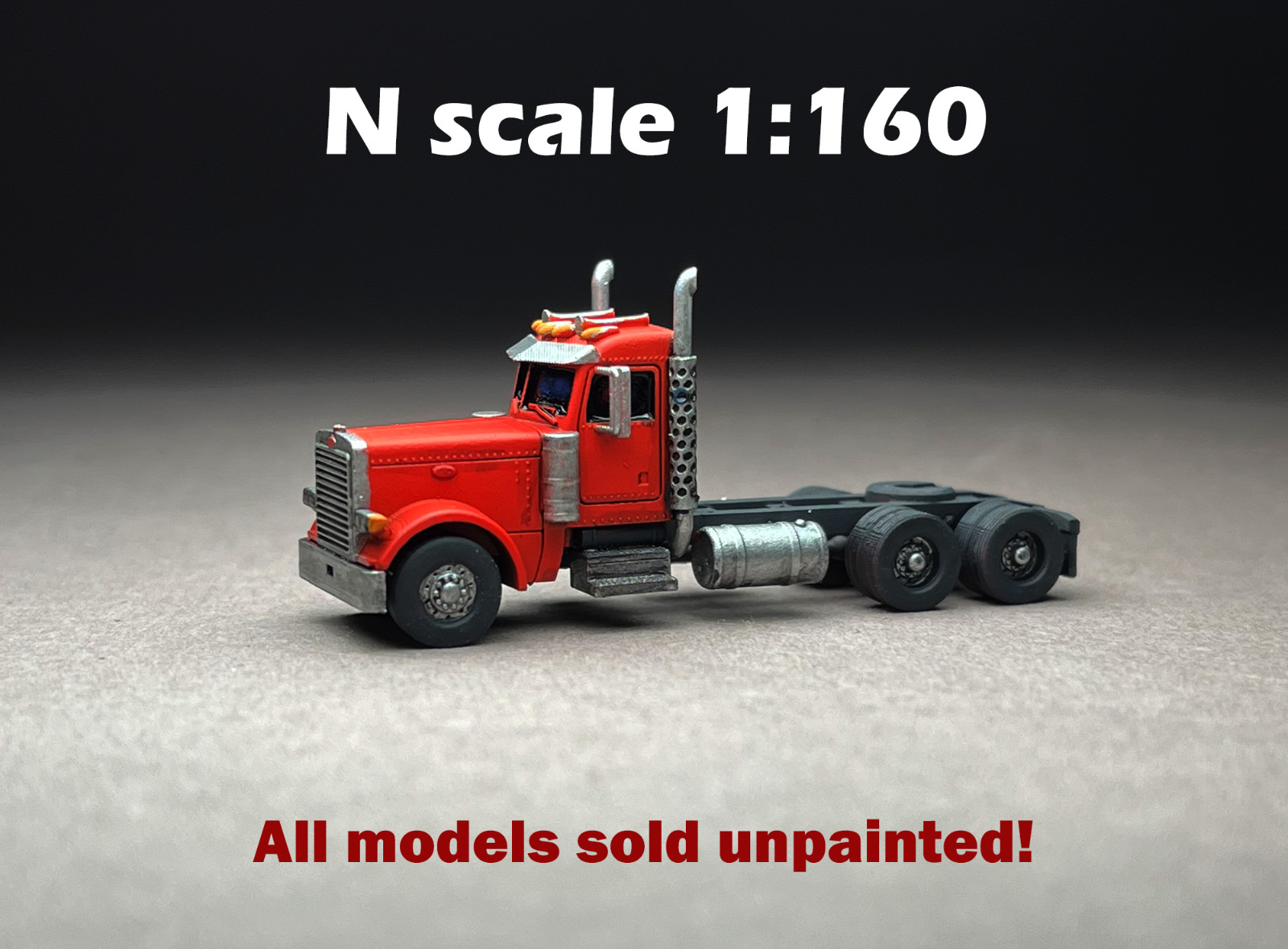 N Scale (1:160)  UNPAINTED 379, long nose, 220 WB, factory stacks -  NOT A  TOY!
