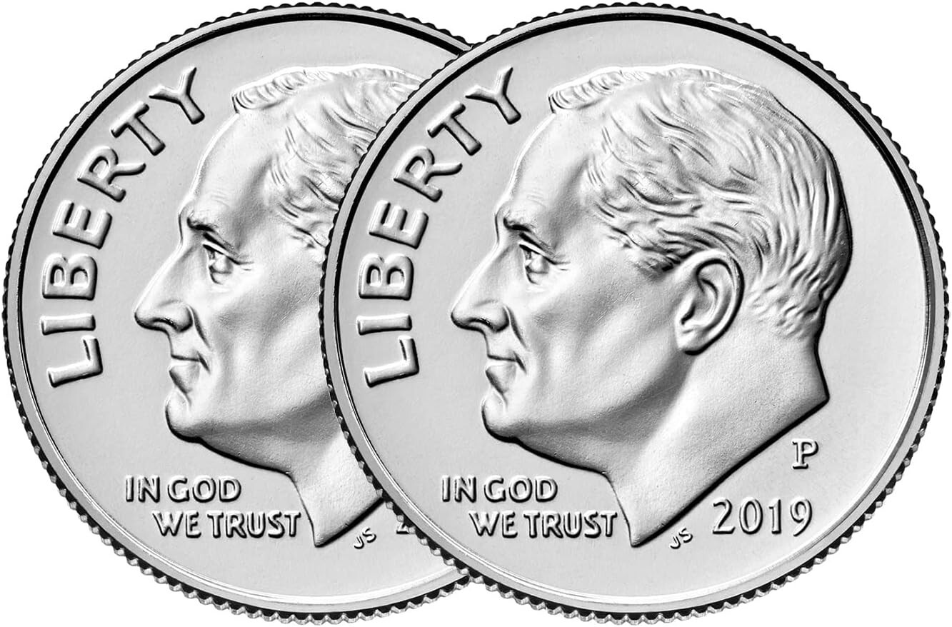 Magic Trick Gimmick Coin Double Headed Dime T14