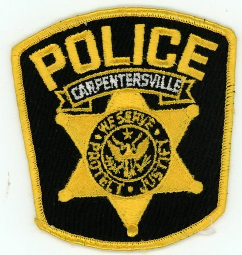 ILLINOIS IL CARPENTERSVILLE POLICE NICE SHOULDER PATCH SHERIFF