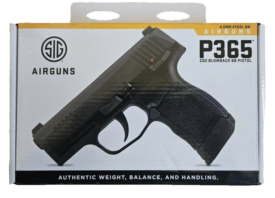 Sig Sauer P365 4.5mm Steel BB Cal. CO2-Powered Semi-Automatic Air Pistol 20 rd
