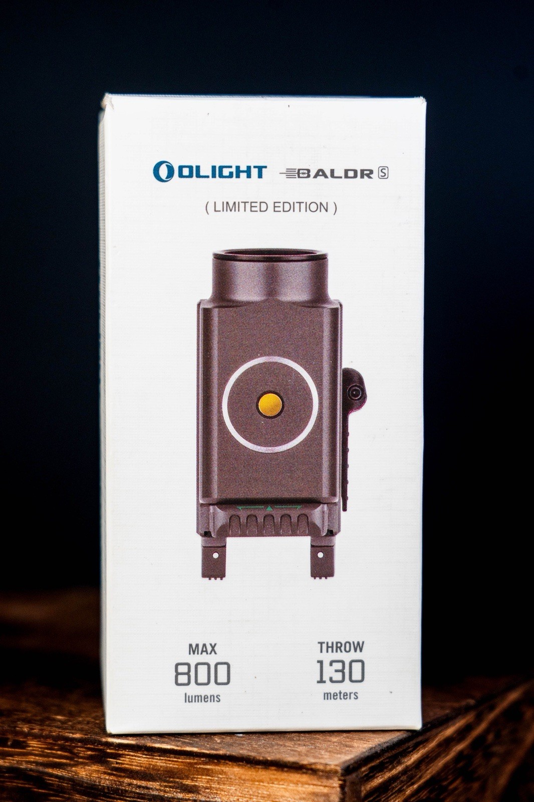 Olight Baldr S Gunmetal Gray Limited Edition 800 Lumen Green Laser Weapon Light