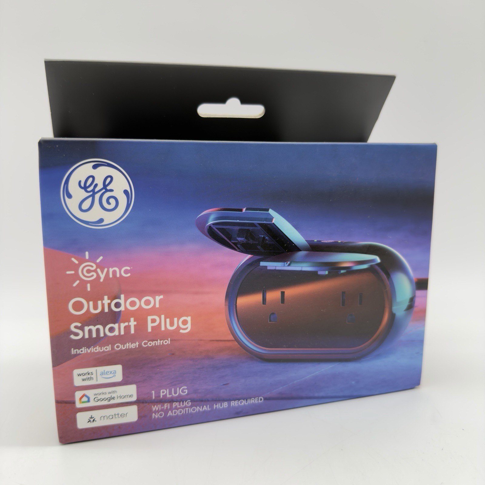 GE CYNC Smart Outdoor Plug – Wi-Fi + Voice Control • Google/Alexa Compatible NEW