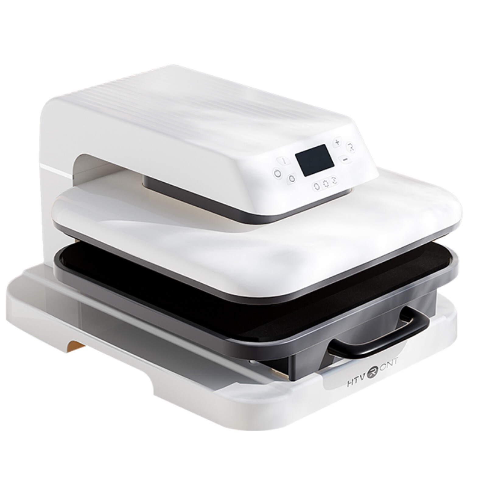 HTVRONT Heat Press Machine Bundle Digital Transfer T-Shirt Sublimation Automatic
