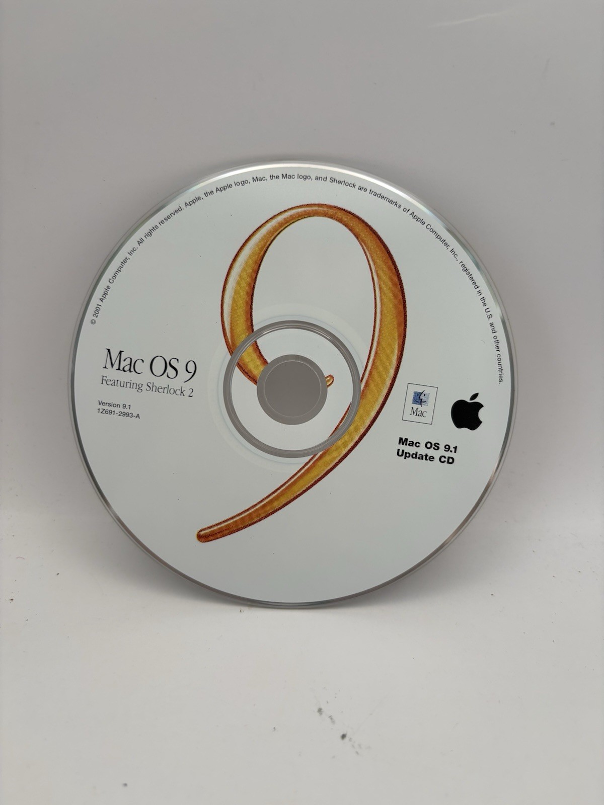 Apple Mac OS 9.1 Update CD Macintosh Operating System Sherlock 2 English