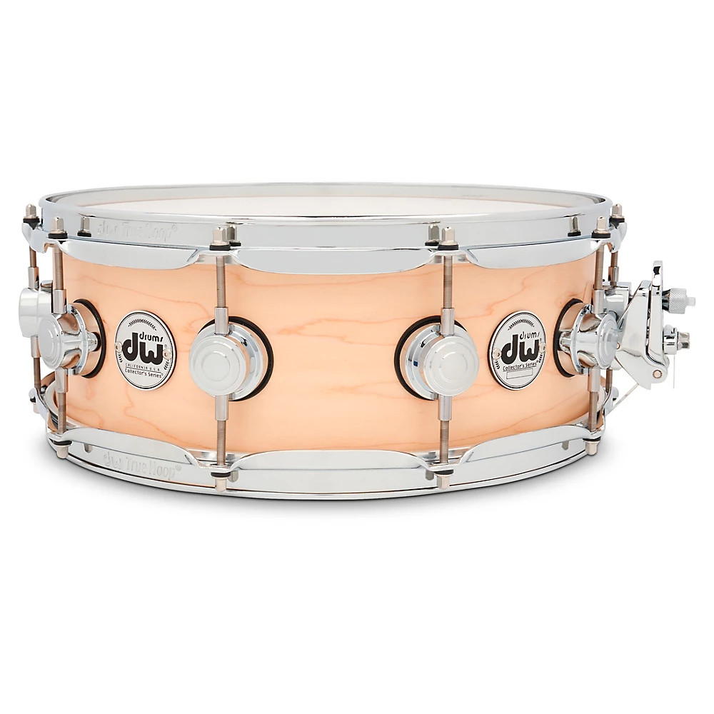 DW Collectors SSC Satin Oil Snare W/Chrome Hardware 14 x 5 in. Satin Oil Natural