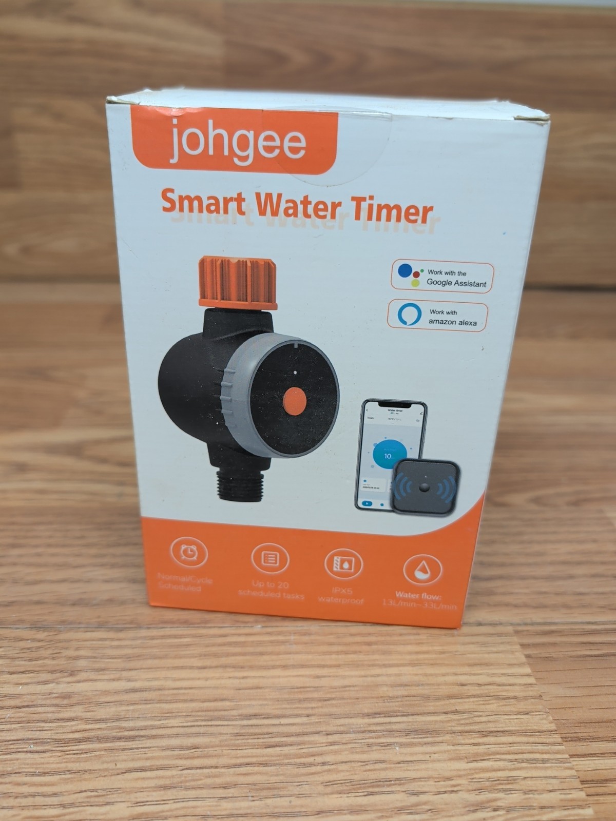 Smart Water Timer with Wi-Fi Hub, Bluetooth Hose Rain Delay Black1