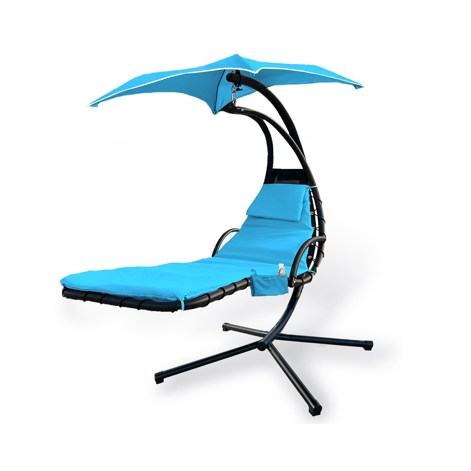 Outdoor Hanging Lounge Chair Replacement Cushion Cover and Umbrella Fabric, M...