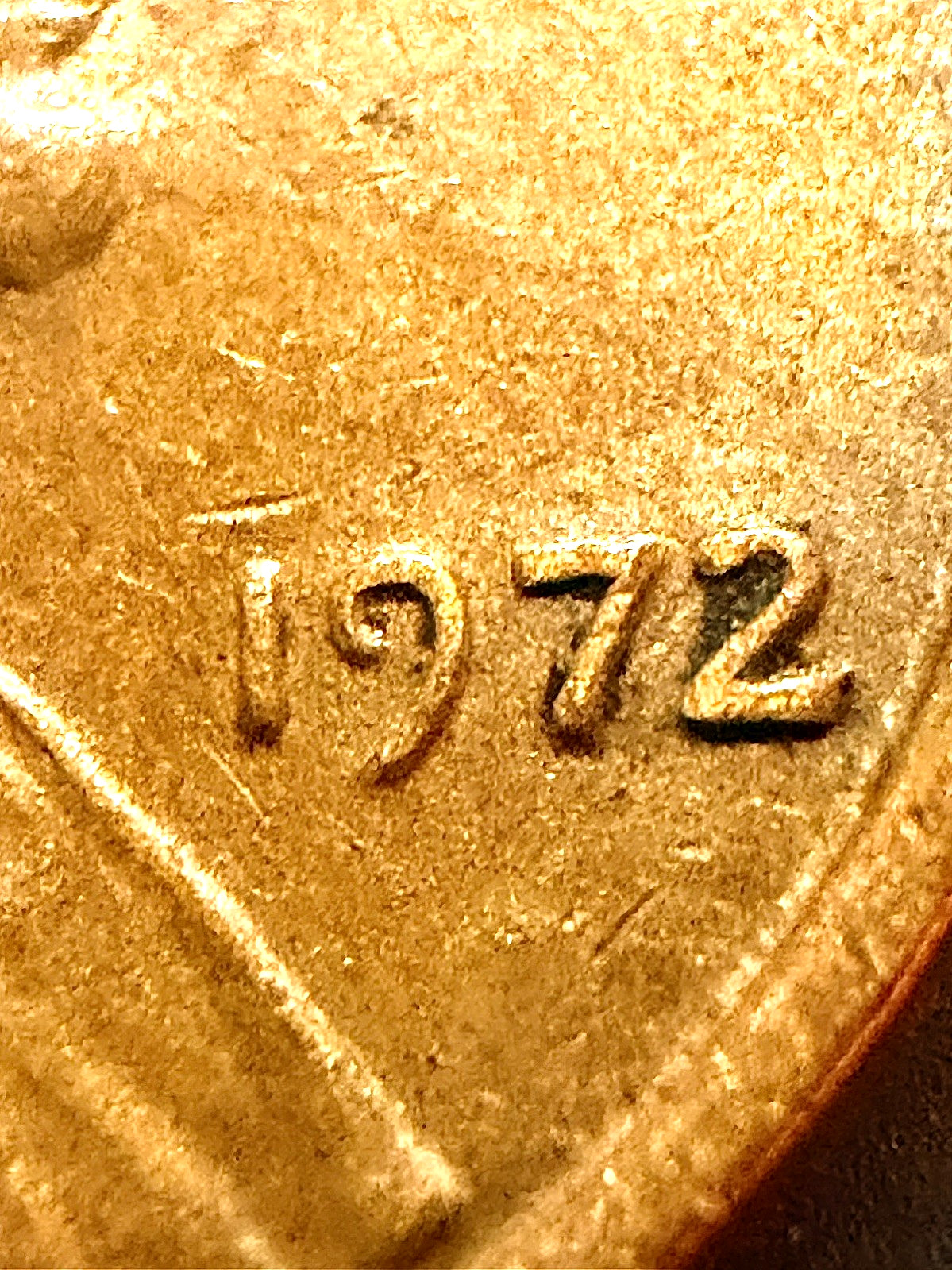 1972 Penny with No Mint Mark Possible FS-107 Double Die Circulated condition