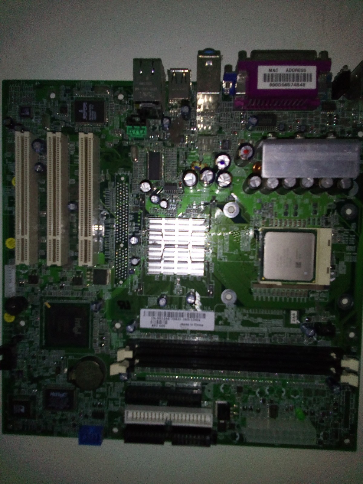 Dell E210882 Motherboard CN-0G1548 Does not include Processor or RAM
