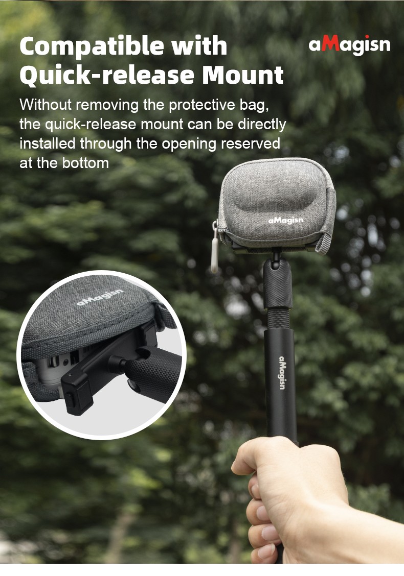 Mini Storage Bag Protection for Insta360 GO 3 Action Camera Body Bag Accessories