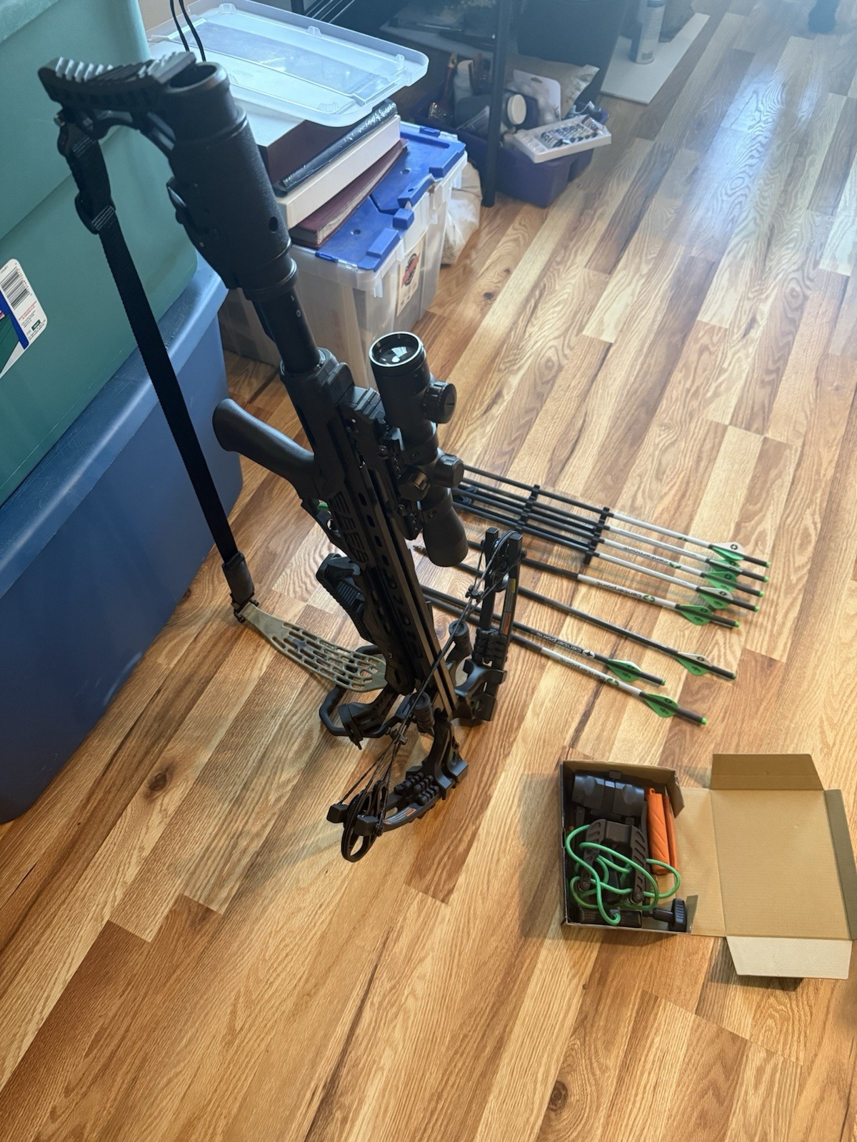 CenterPoint Amped 425 Crossbow 425fps with Scope, Bolts, and Accessories
