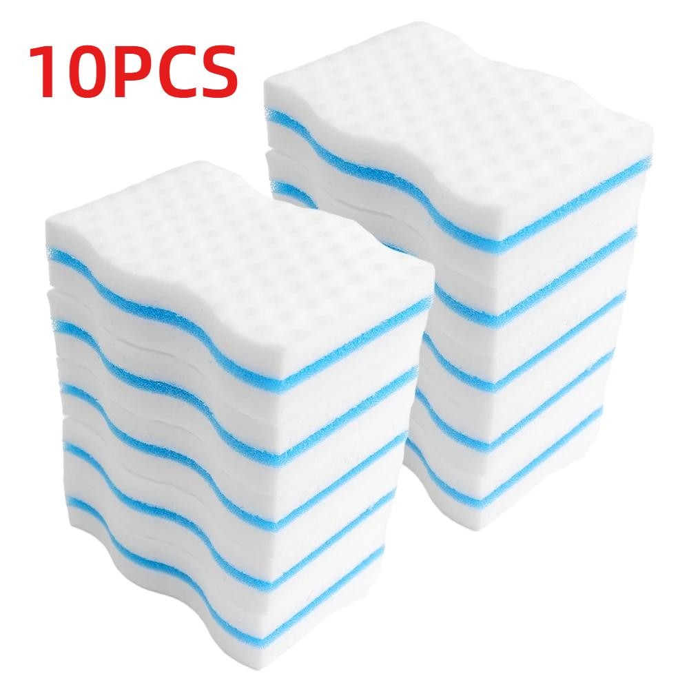 50 PCs Magic Cleaning Sponge Eraser Melamine Foam Kitchen Bathroom Scrubber