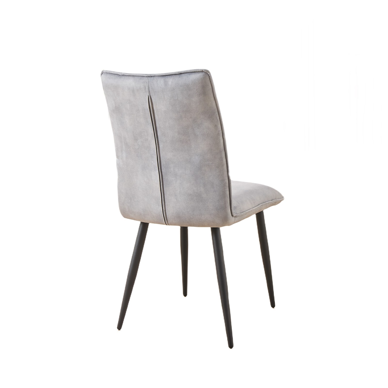 Modern Velvet Dining Chairs 2-Piece Set-Soft Cushioned Seats with Iron Frames