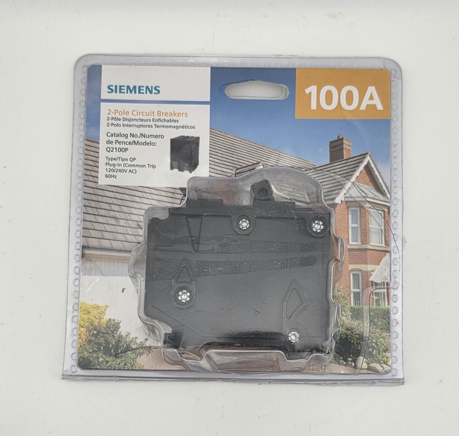 Siemens 100 Amp Double Pole Type QP Circuit Breaker Q2100P