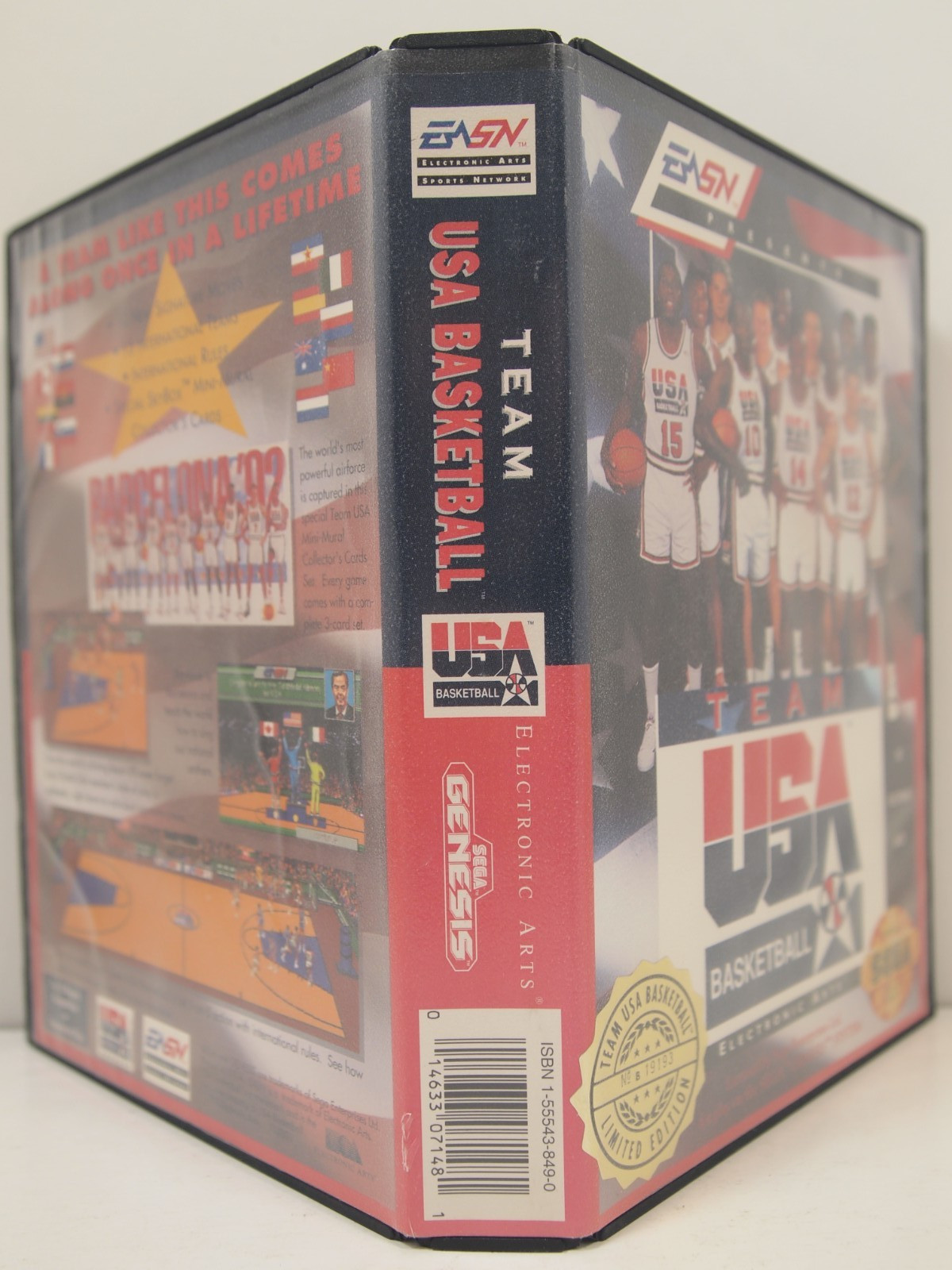 Team USA Basketball Case (SEGA Genesis) Authentic BOX ONLY