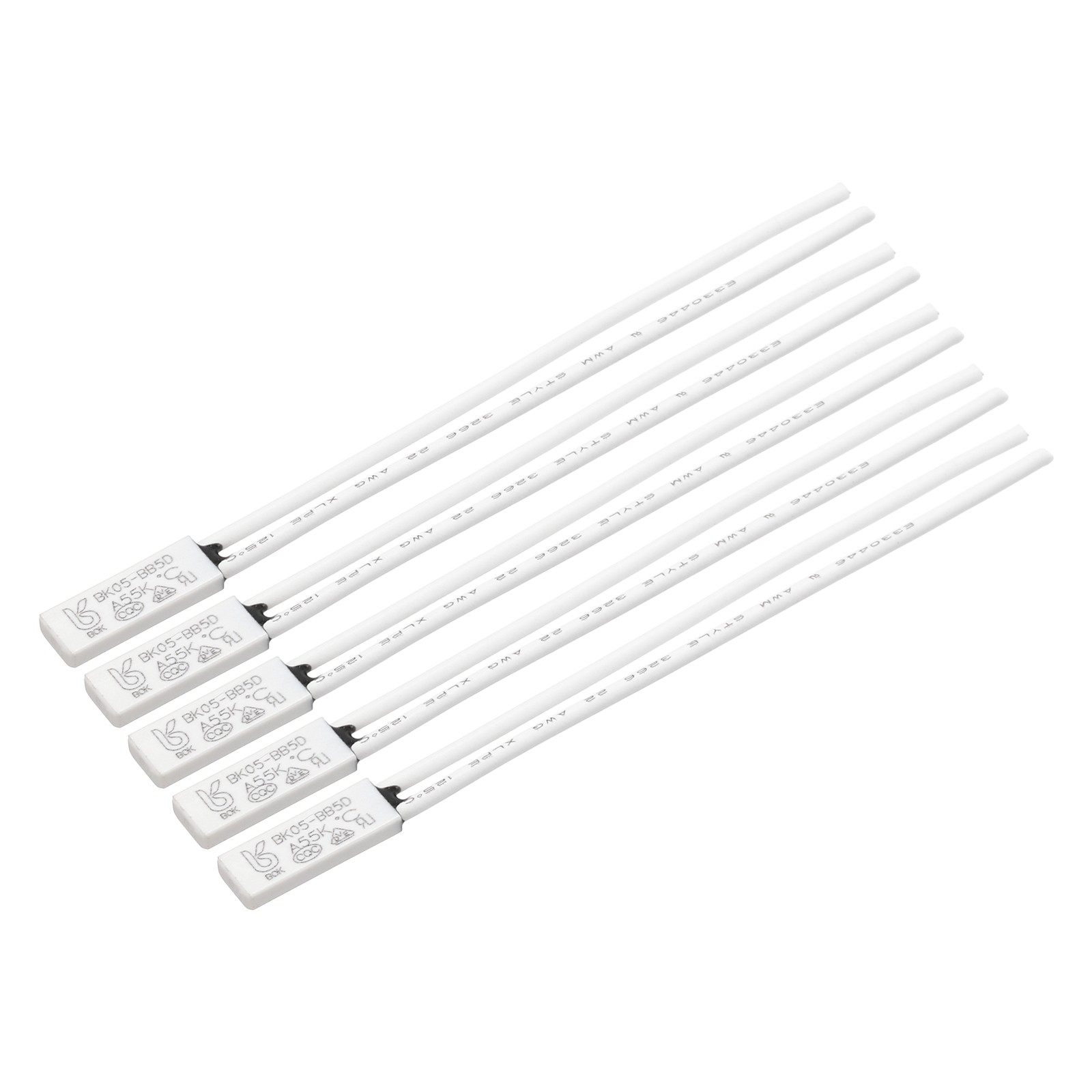 5Pcs KSD9700 Thermostat 55C N.O 2A Bimetal Normally Open Thermal Protector