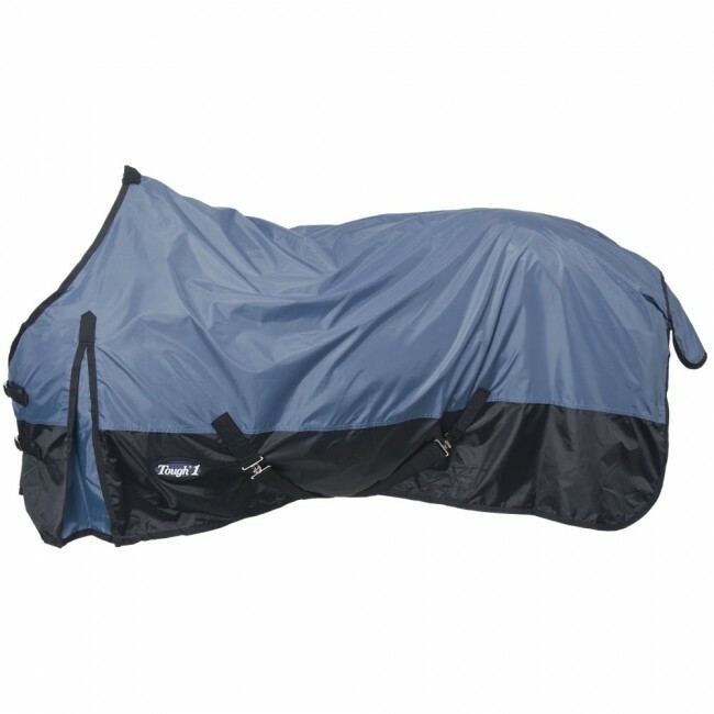60" navy blue 420 D Tough 1 water resistant turnout sheet