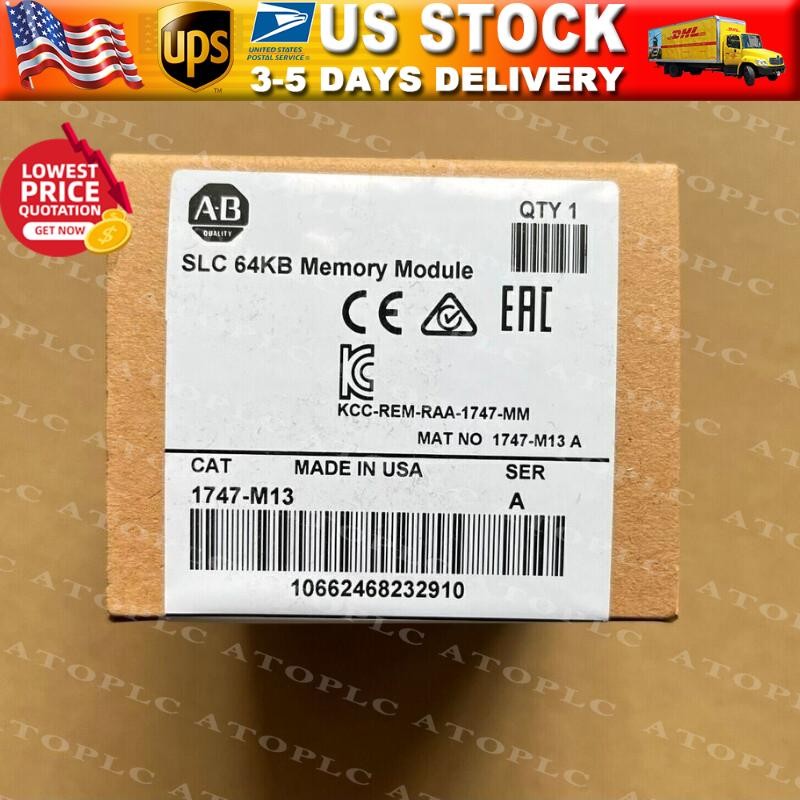 AB 1747M13 SER A SLC EEPROM Memory Module 1747-M13 NEW IN BOX US Free Tax